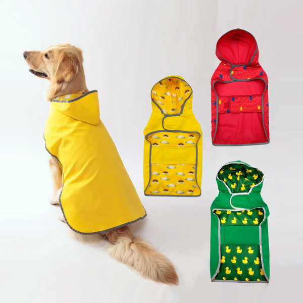 Reflective All-Weather Waterproof Dog Rain Coat